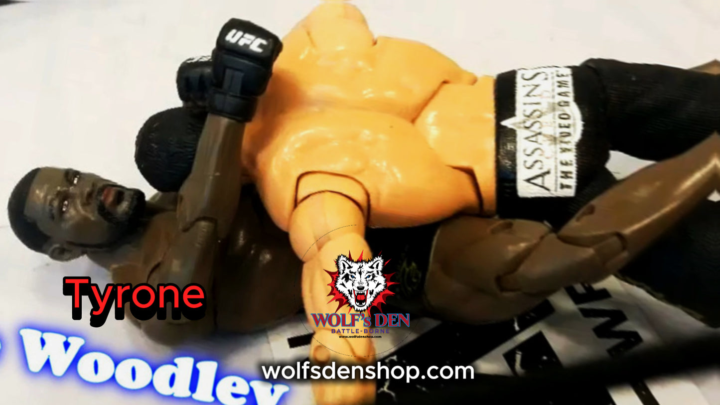 Alistair Overeem, Brock Lesnar and Tyron Woodley UFC MMA Action Figures