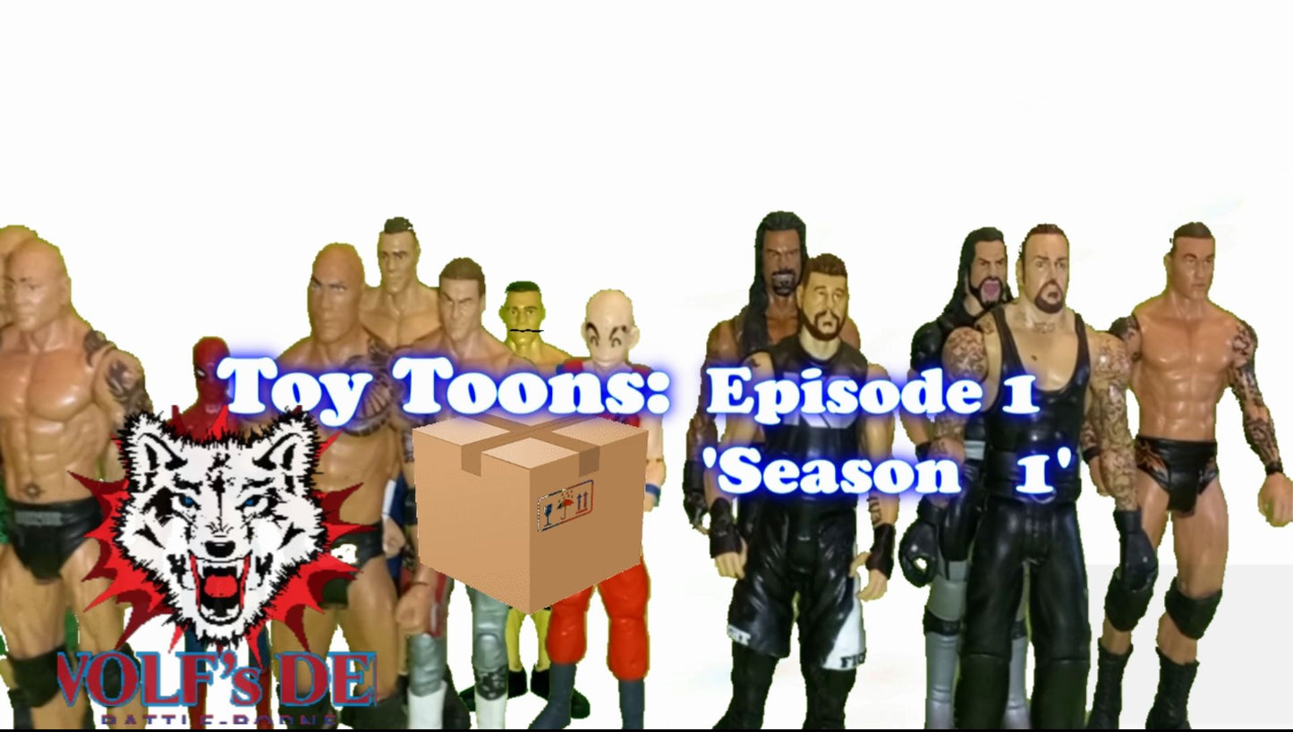 John Cena Explains to Krillin from Dragon Ball, Spider-Man, Undertaker, Roman Reigns, Randy Orton, Ryback, Seth Rollins, Dolph Ziggler, Kevin Owens, Batista, The Rock and Young Rock his Box Fashion Sense