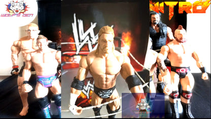 WWE, AEW, and UFC Action Figures Nitro Pack: CM Punk, Alexa Bliss, Shield Roman Reins, Young HHH, GSP, Chris Jericho, Ultimate Warrior, Sheamus, Big Show and Alberto Del Rio Action Figures