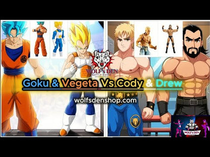 Goku & Vegeta Dragon Ball Versus Cody Rhodes & Drew Mcintyre WWE