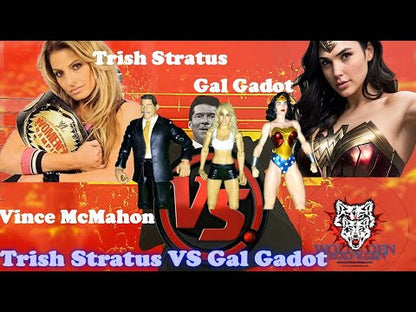 Trish Stratus Vs Gal Gadot a.k.a Wonder Woman with Vince McMahon